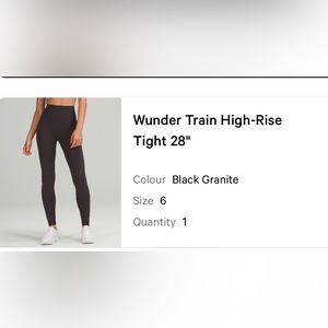 Lululemon wunder train